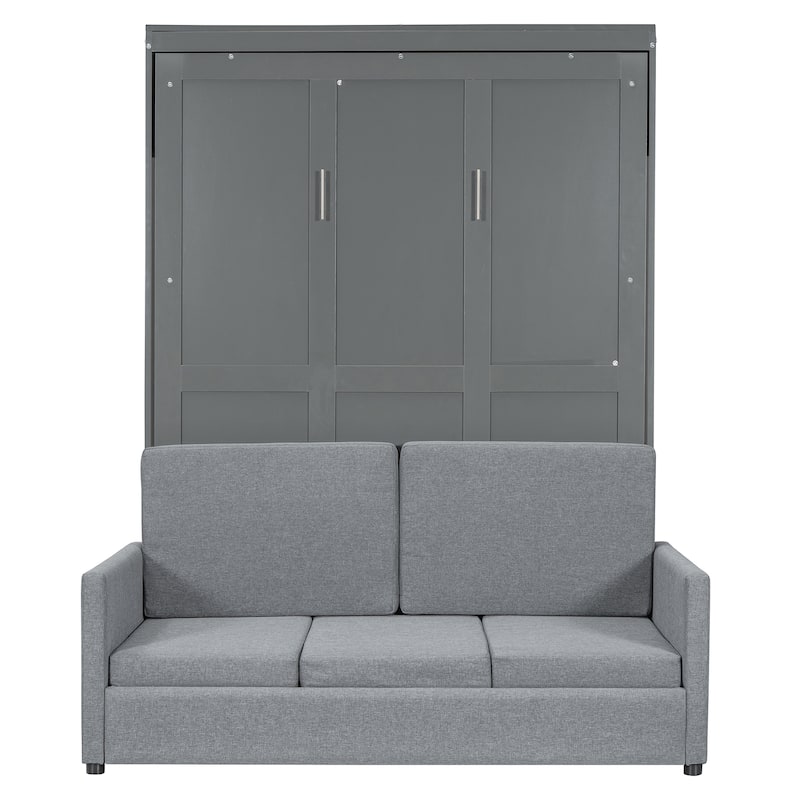 Full Size Murphy Bed with Cushion