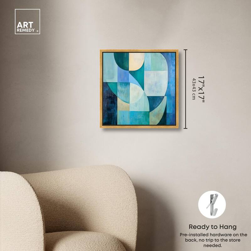 Color Blocks I Canvas by Art Remedy