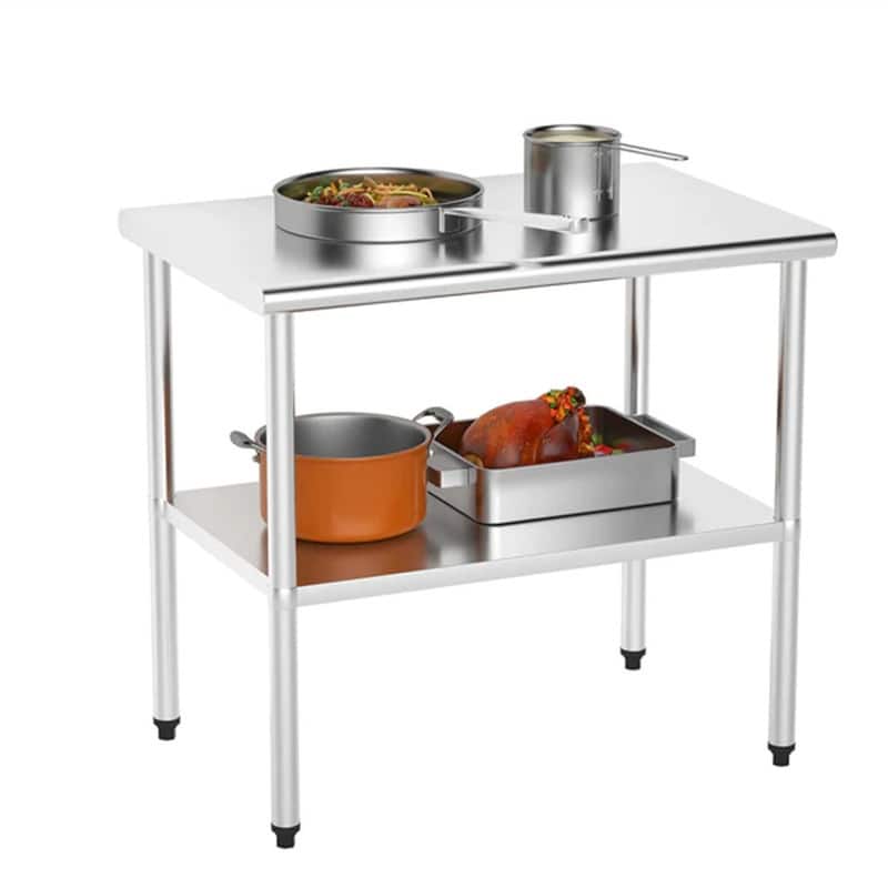 Stainless Steel Table with Undershelf
