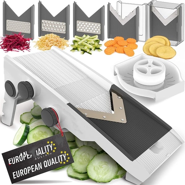 Shop for REGREEN Mandoline Food Slicer, Stainless Steel Adjustable