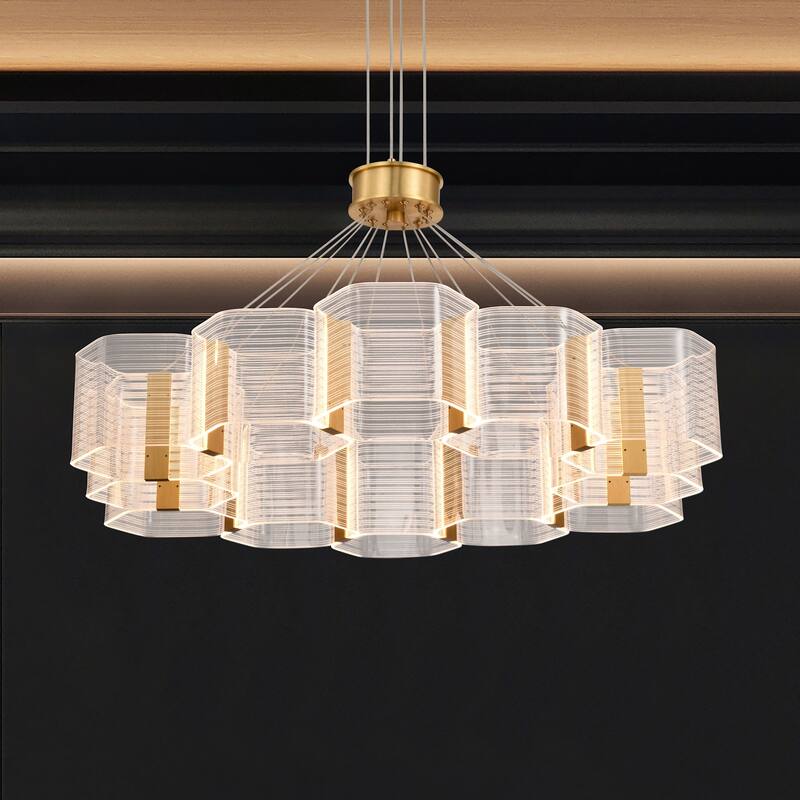 Nuvo Lighting 62/2404 Kenzo 35" Wide LED Chandelier