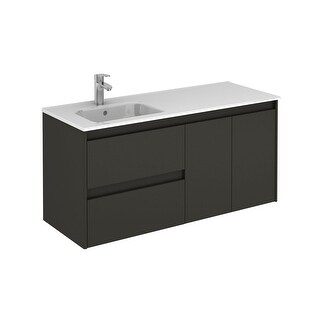 WS Bath Collections Ambra 18" Wall Mounted Vanity Set with Solid
