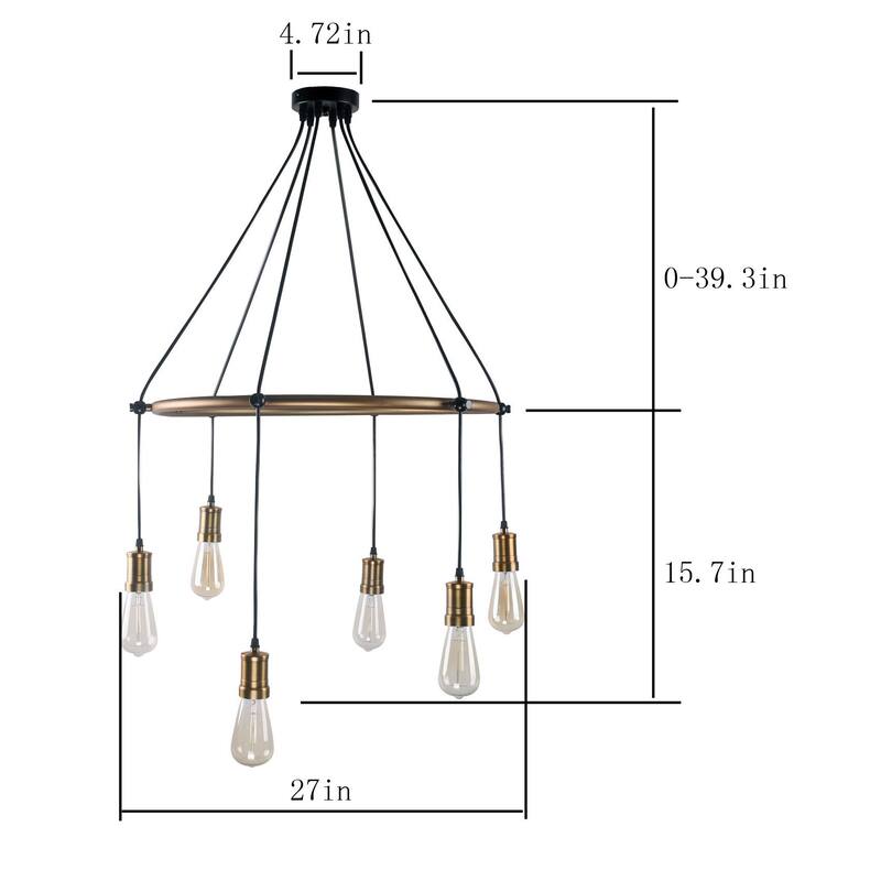 Modern 27inch Copper Pendant Light Bed Bath & Beyond 36958574