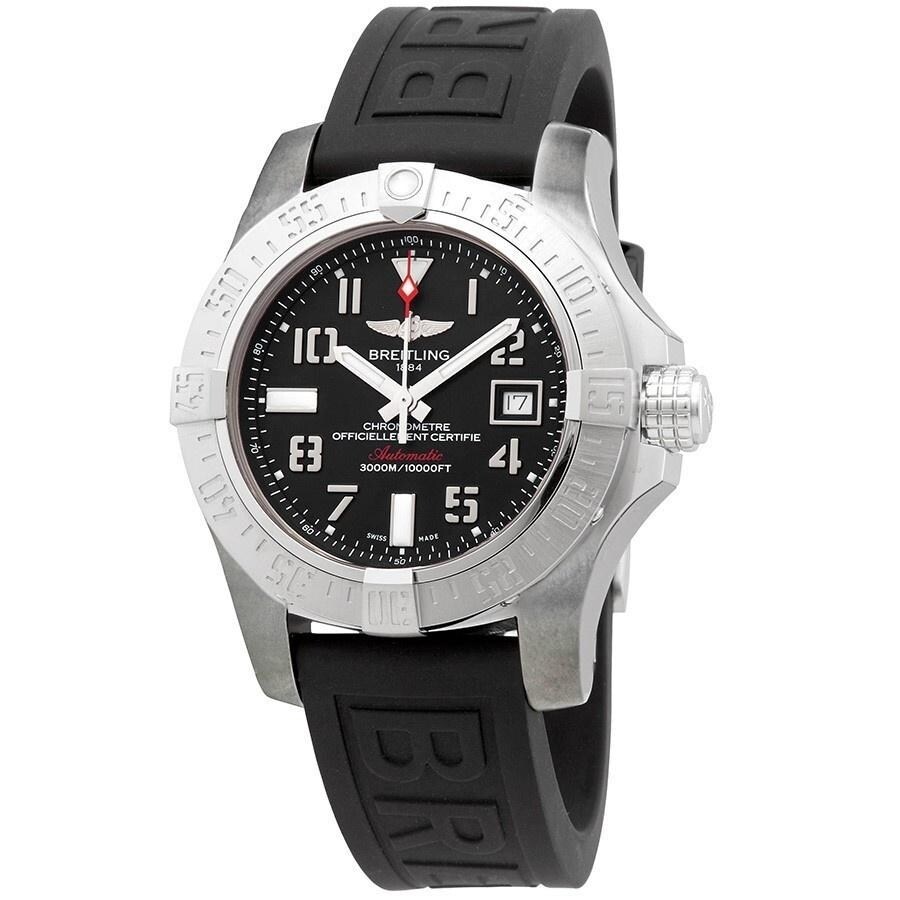 Breitling Men S A17331101b1s2 Avenger Ii Seawolf Black Rubber Watch On Sale Overstock 32410718