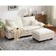 Option White 2 Seats + 1 Ottoman