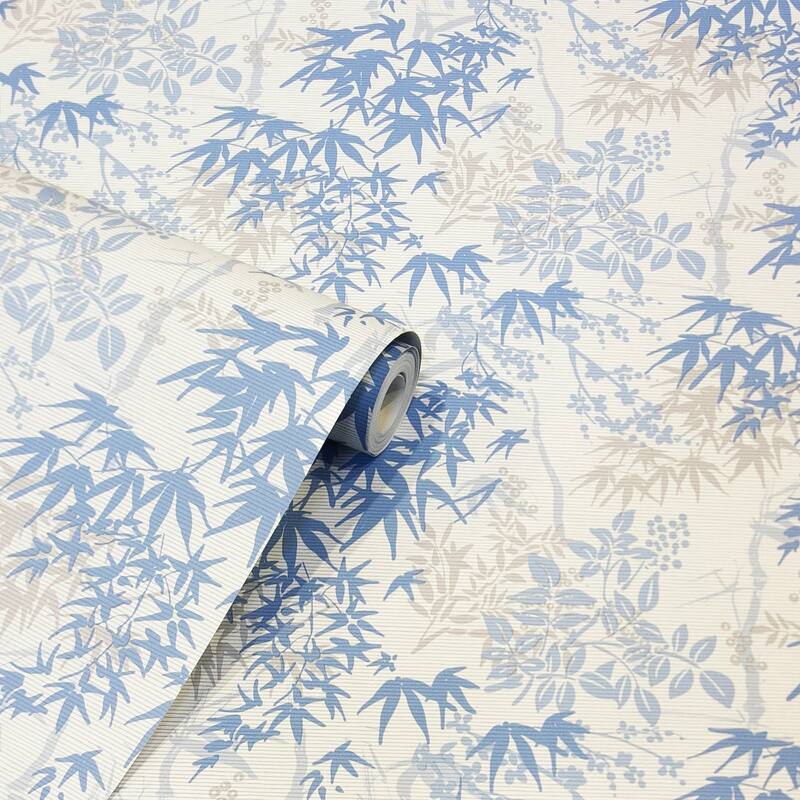 Arthouse Elinore Blue Bamboo Trail Wallpaper