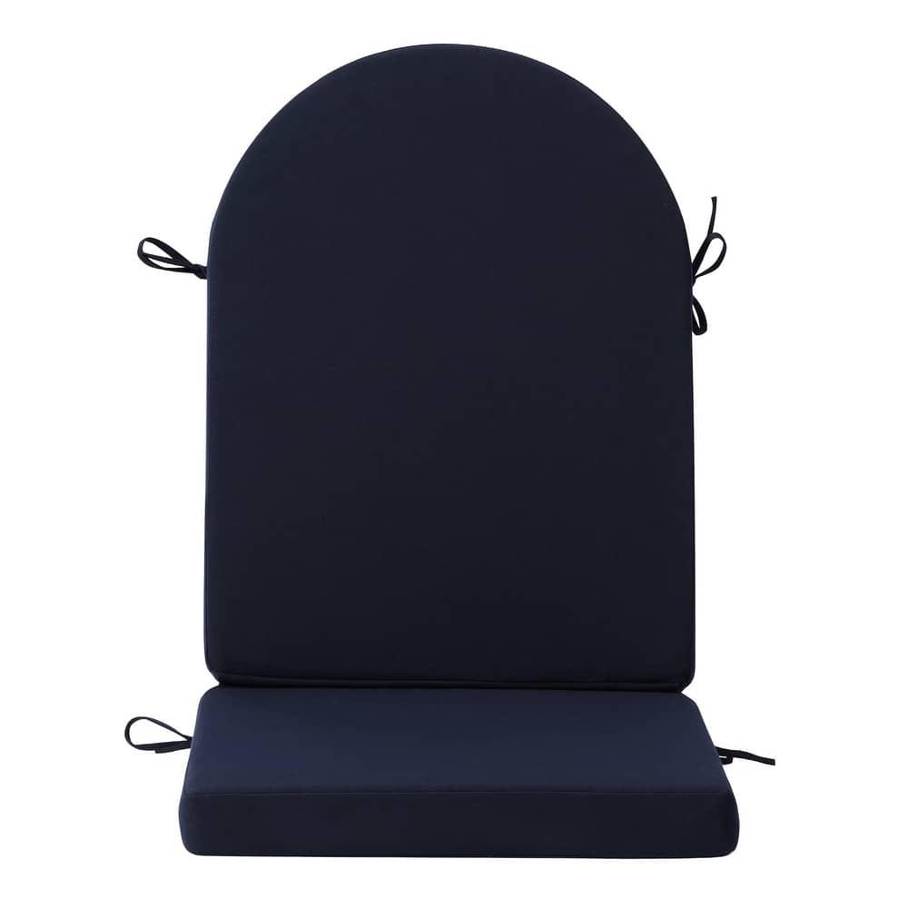 Laguna All Weather Poly Outdoor Adirondack Chair Seat And Back Cushion (Cushions Only)