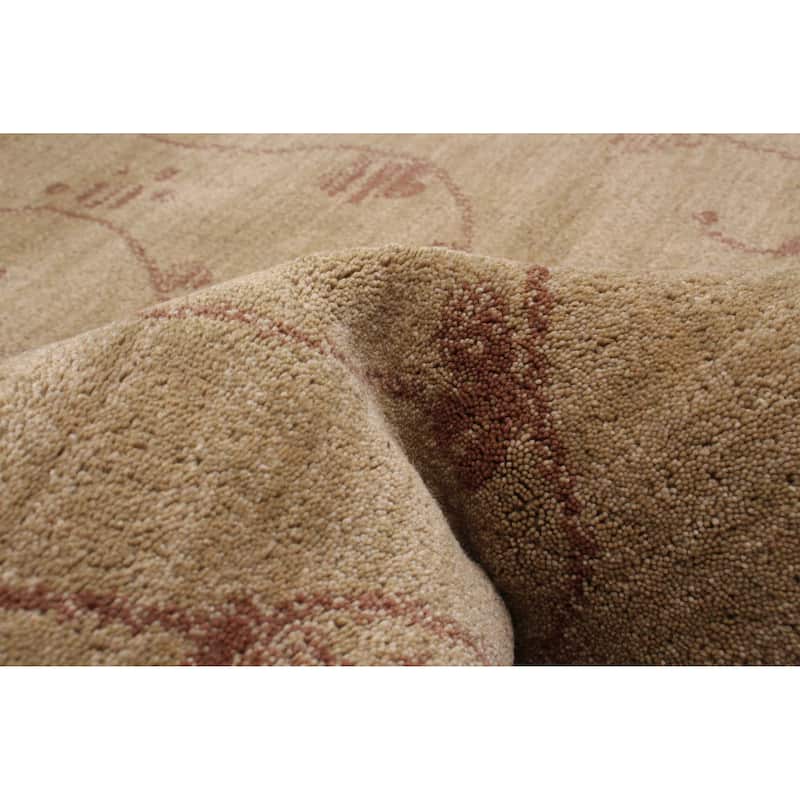 ECARPETGALLERY Machine Woven Kyra Khaki Polypropylene Rug - 5'3 x 7'6