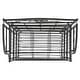 preview thumbnail 47 of 53, SAFAVIEH Amaris Victorian Wrought Iron 4-Tier Outdoor Bakers Rack. - 25" W x 15" D x 63" H