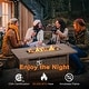 preview thumbnail 5 of 10, 43 Inch Outdoor Propane Gas Fire Pit Table 50,000 BTU for Outside Patio