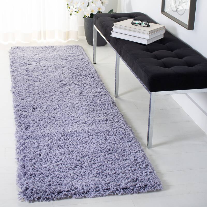 SAFAVIEH Handmade Eryn Ultra Classic Shag Solid Rug