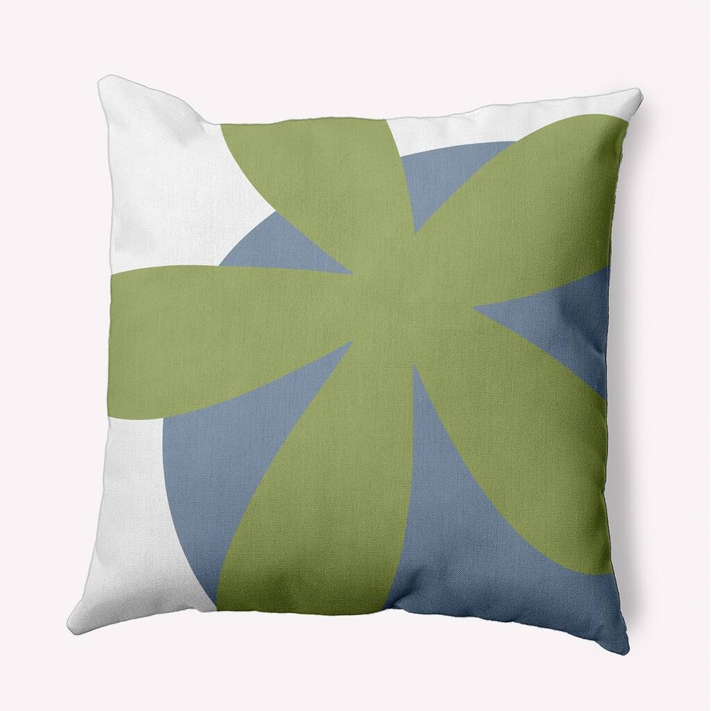 Bold Flower Polyester Indoor/Outdoor Pillow