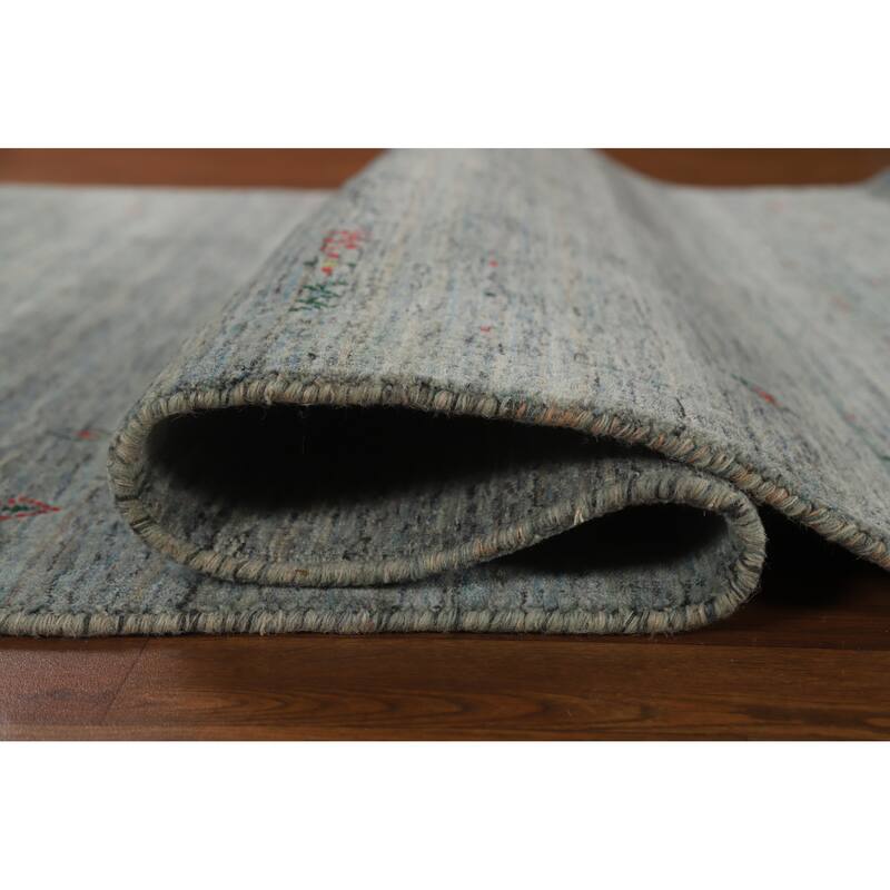 Hand Knotted Oriental 100% Wool Carpet Tribal Tribal Multi-Colored Gabbeh Area Rug - 7' 11'' X 5' 3''