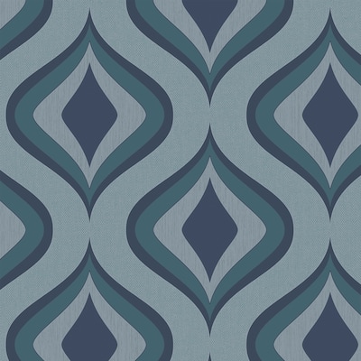 Transform Trippy Blue Peel & Stick Wallpaper