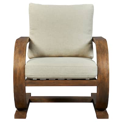Uttermost Bedrich Wooden Accent Chair - 30"W x 34"H x 30.75"D