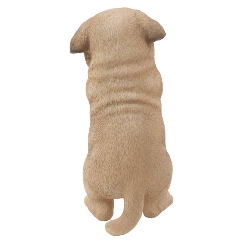 8.25" Praying Pug Puppy Outdoor Garden Statue