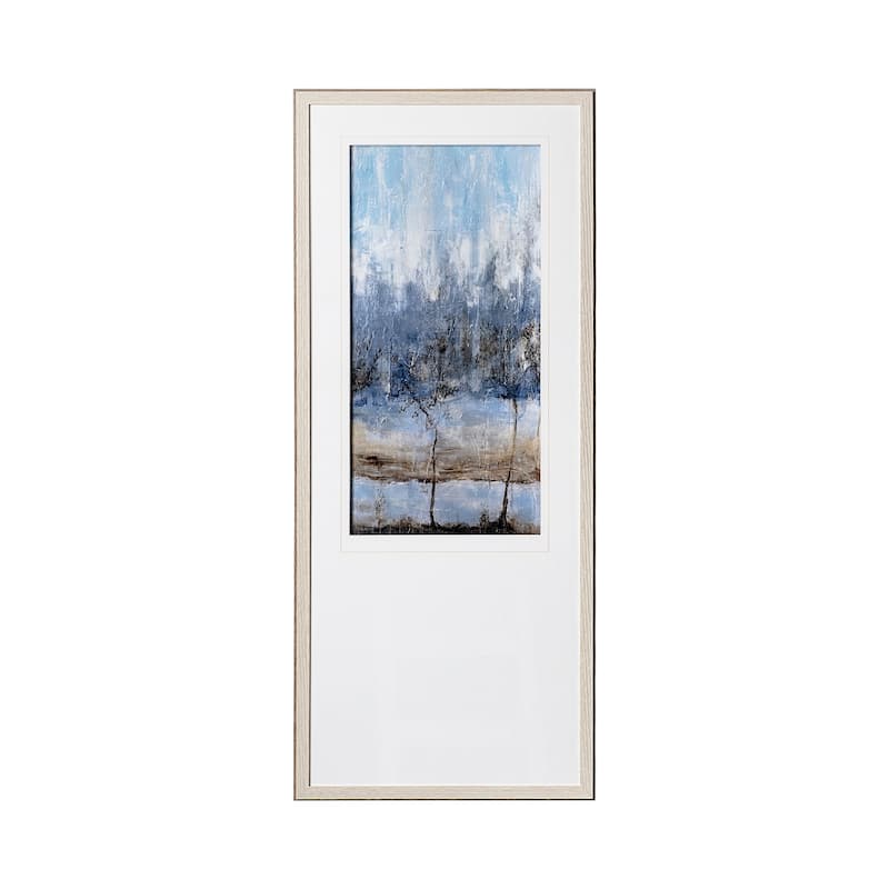 Anchored In Blue I Framed Art Print