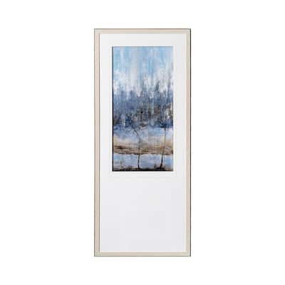 Anchored In Blue I Framed Art Print