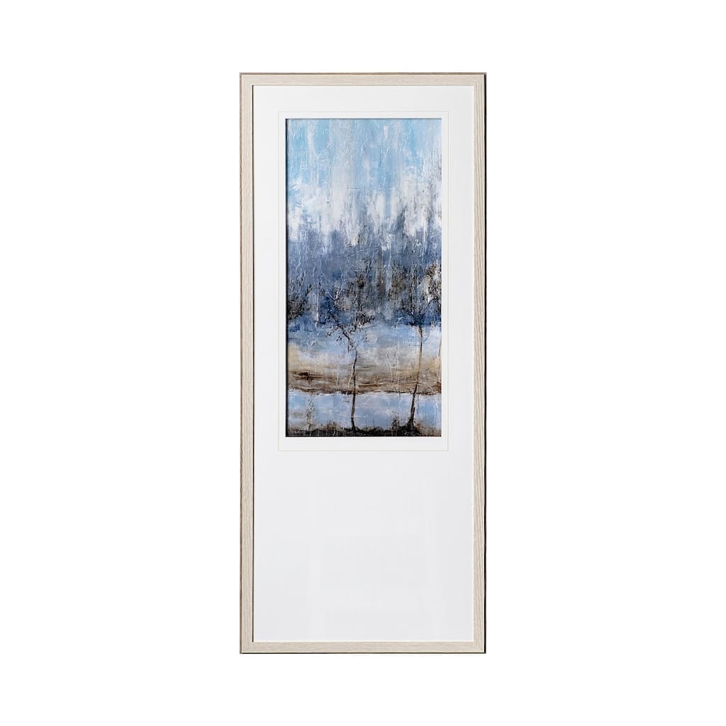 Anchored In Blue I Framed Art Print