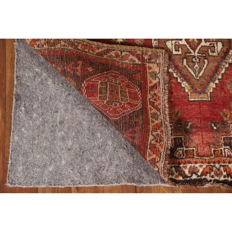 Traditional Shiraz Persian Vintage Area Rug Handmade Wool Carpet - 3'6"x 5'5"