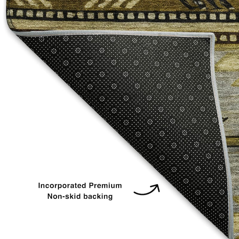 Premium Washable Super Soft Global Inspirations Mayfield Rug
