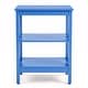 preview thumbnail 7 of 11, Javlergo 3-Tier Nightstand with X-Shape Metal Frame Industrial Side Table with Storage Shelves for Bedroom Living Room(Set of 2)