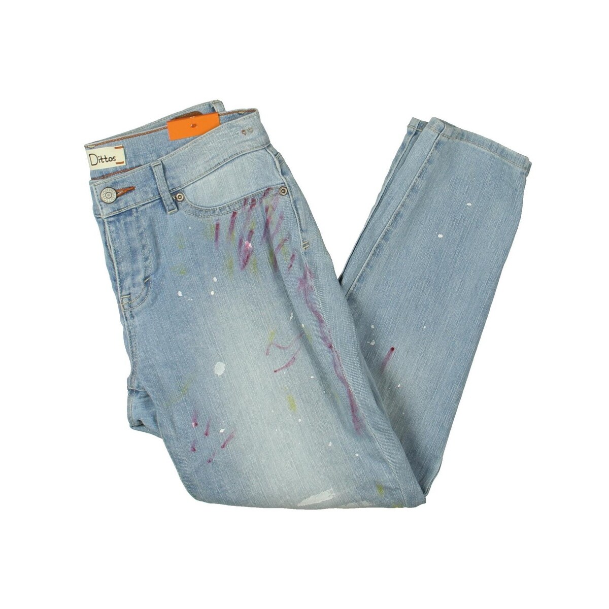 splatter jeans womens