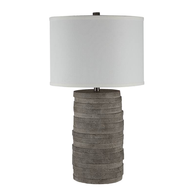Everren Whalen 28.0" Height Table Lamps, Warm Charcoal Grey