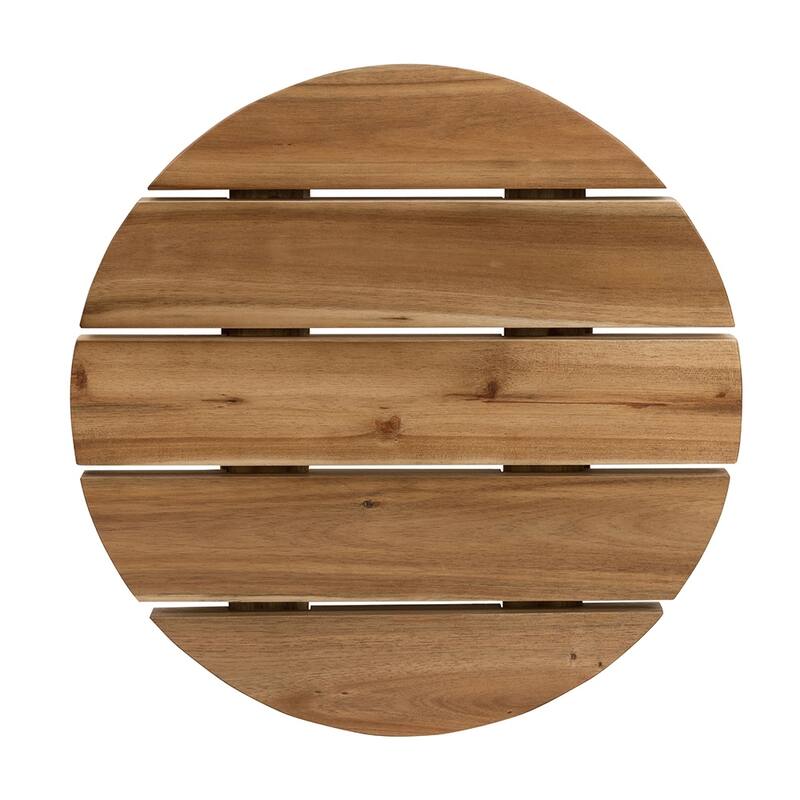 GDFStudio - Durable Solid Acacia Wood Coffee Table
