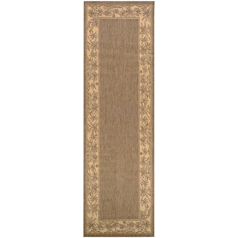 Dream Decor Rugs Pergola Sanctuary Indoor Outdoor Area Rug - 2'3" x 11'9" Runner - Beige/Light Brown