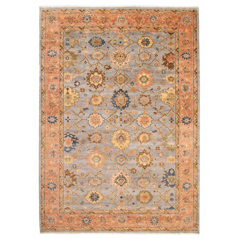 ECARPETGALLERY Hand-knotted Jules Serapi Grey Wool Rug - 9'10 x 13'11 - Grey - 9'10 x 13'11