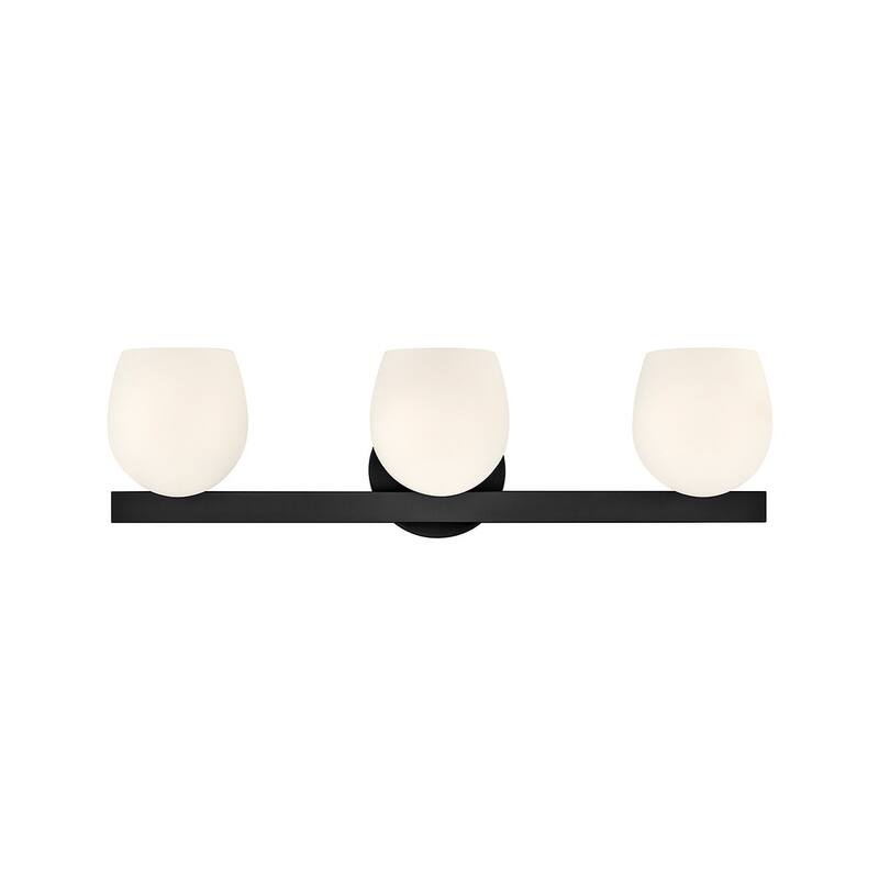 Hinkley Lighting 57023-LL Mae 3 Light 24" Wide LED Vanity Light - Black