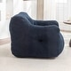 preview thumbnail 11 of 14, Comfy Bean Bag Chair with Armrests, High-Density Foam, for Living Room