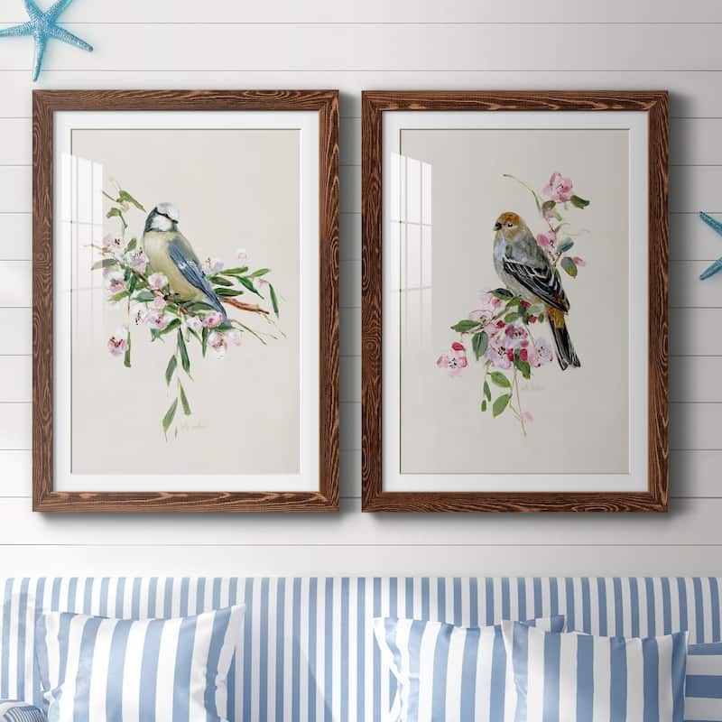 Spring Song Blue Bird-Premium Framed Print - Ready to Hang