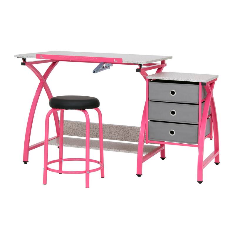 Studio Designs 2-Piece Comet Plus Drafting Table and Stool Set