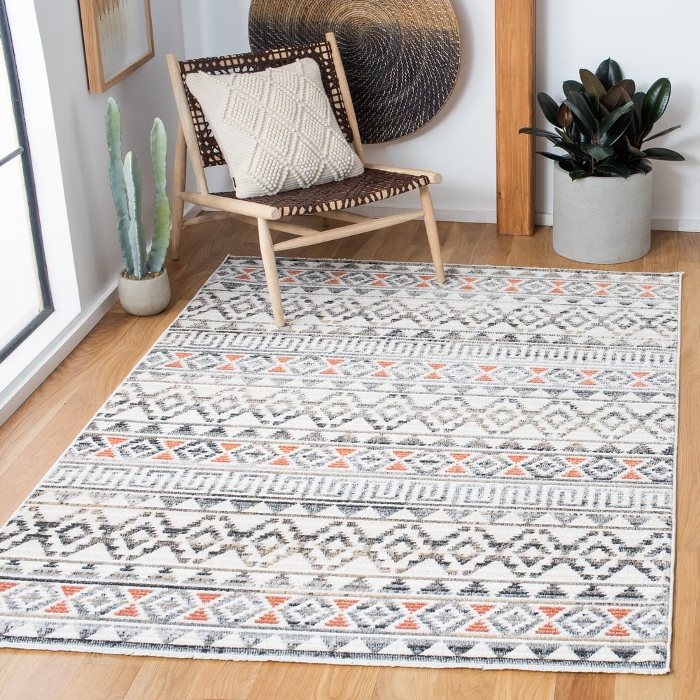 SAFAVIEH Sedona Elmire Boho Tribal Fringe Rug