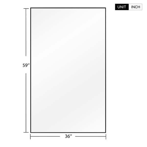 dimension image slide 0 of 26, Full Length Wall Mirror Large Standing Floor Mirror