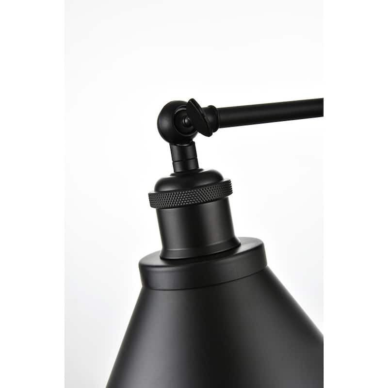 Bobby 1 Light Black Bath Sconce