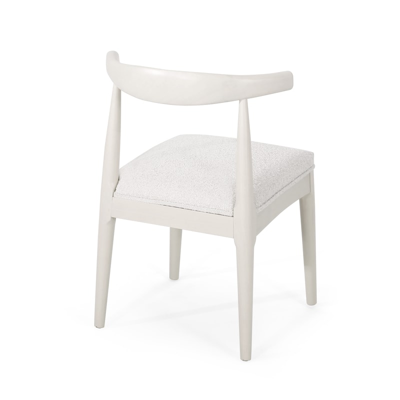 Cortina Fabric and Rubberwood Dining Chairs (Set of 2) by Christopher Knight Home