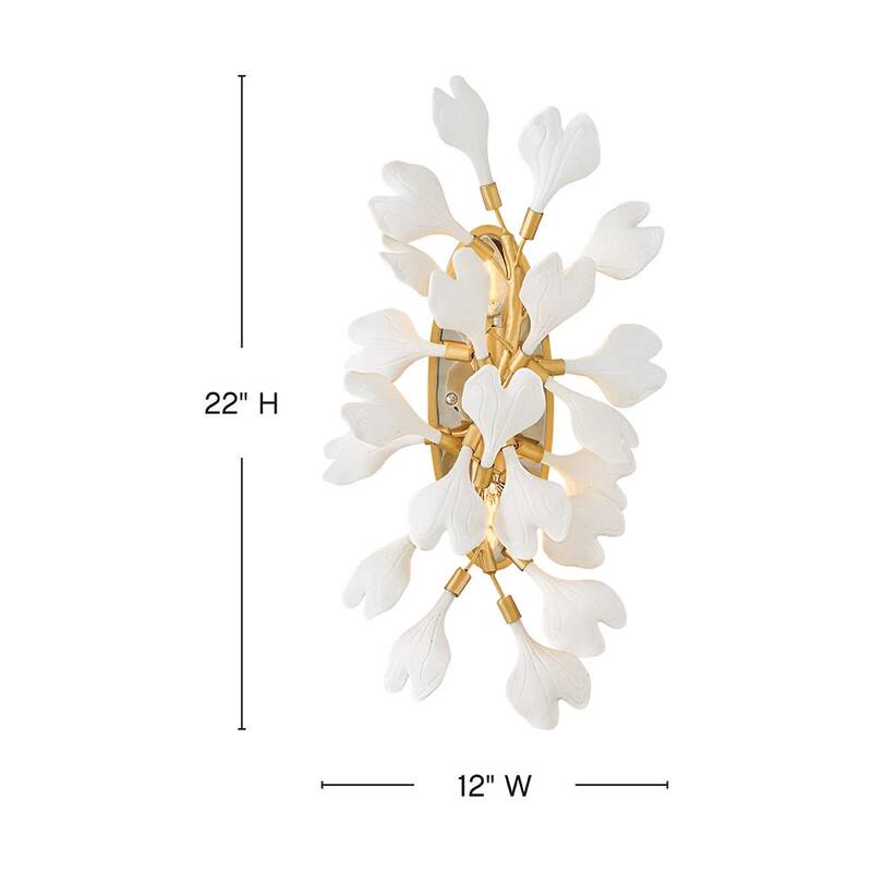 Fredrick Ramond FR41930 Audra 2 Light 22" Tall Wall Sconce