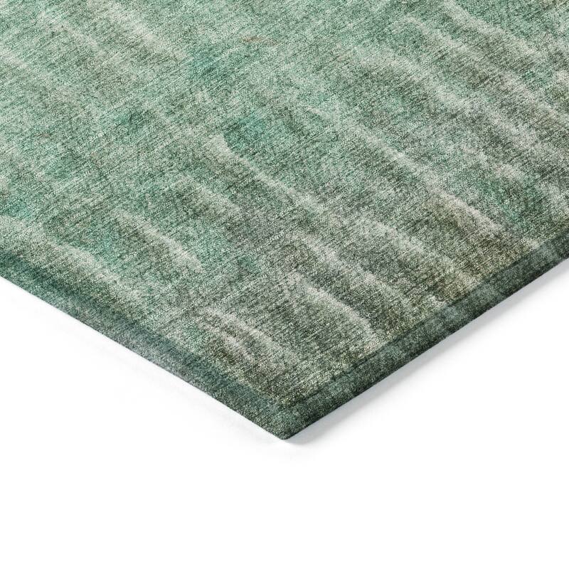 Machine Washable Indoor/ Outdoor Contemporary Ombre Chantille Rug