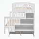 preview thumbnail 33 of 46, Stairway Twin-Over-Full Bunk Bed with Twin size Trundle