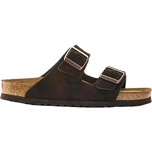 Birkenstock Arizona Suede Narrow Sandal - Women's Mocha Suede, EU 42.0
