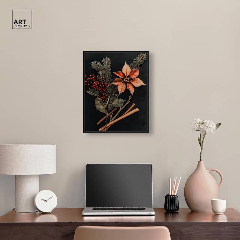 Hearth Flora Canvas by Art Remedy