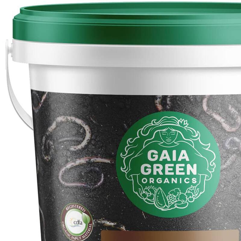 GAIA GREEN 2 Liters All Purpose Worm Castings Powder for Improved Soil Quality - 1.76