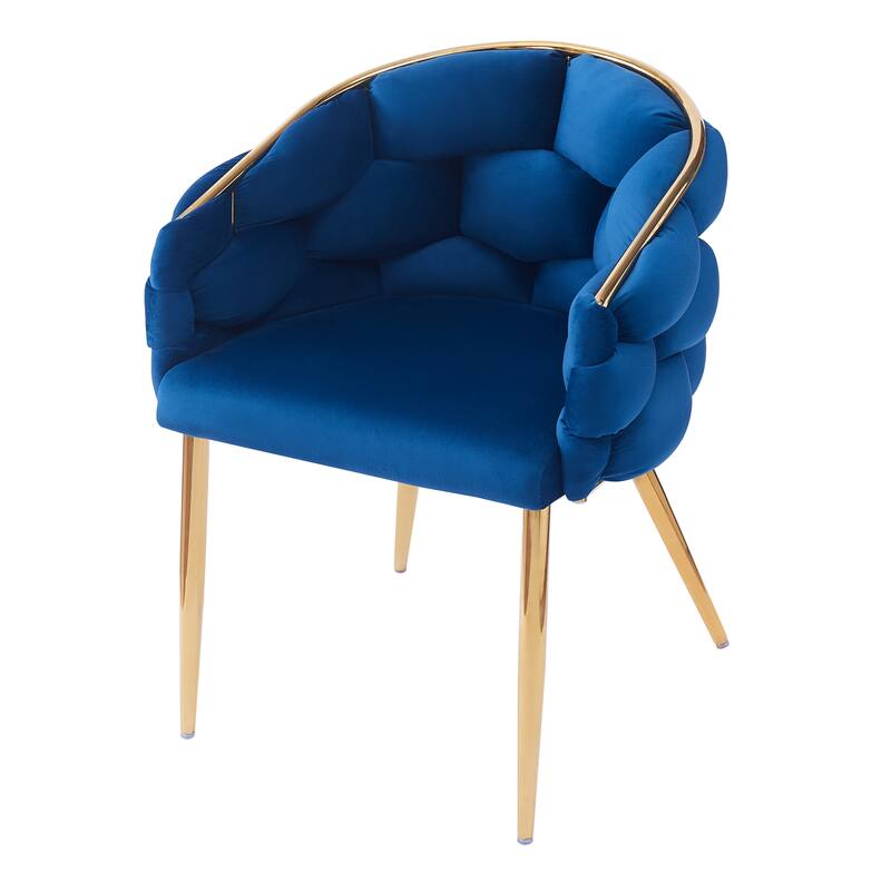 Handmade Accent Chair Balcony Chair Velvet Armchair Dining Chair
