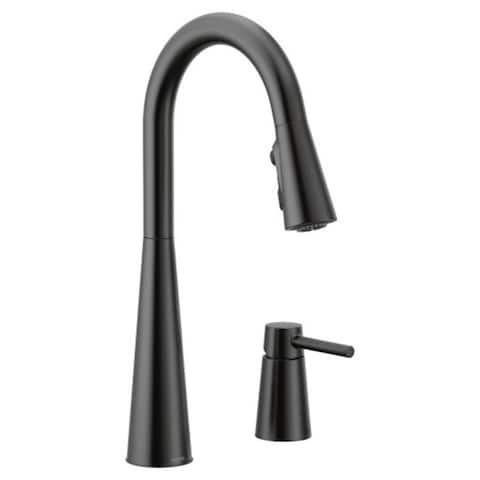 Moen 7871 1.5 GPM Sleek One Handle High Arc Pulldown Kitchen Faucet - Spot Resist Stainless