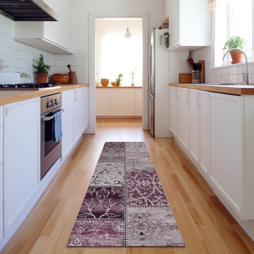 Premium Washable Super Soft Moroccan Boho Patchwork Mayfield Rug