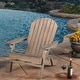 preview thumbnail 12 of 23, Hanlee Acacia Wood Folding Adirondack Chair by Christopher Knight Home - 29.50" W x 35.75" D x 34.25" H Grey