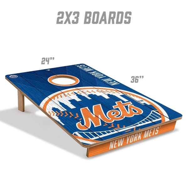 New York Mets MLB Tailgate Cornhole Board Set